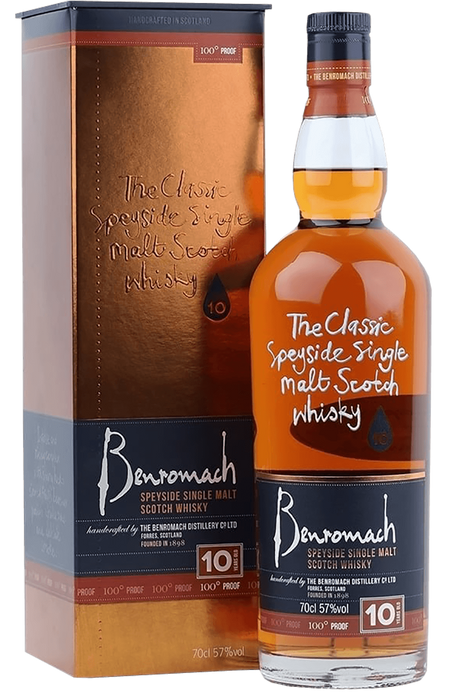 Benromach 10 y.o. Speyside single malt scotch whisky (gift box)