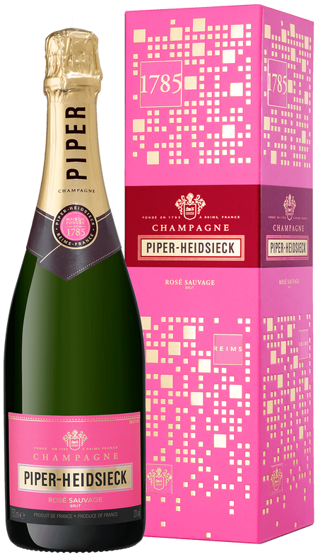 Piper-Heidsieck Sauvage Rose Brut Champagne AOC (gift box)