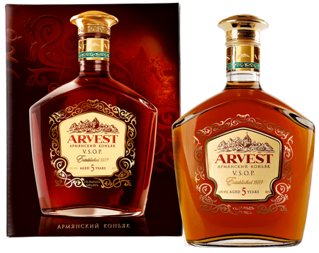 Arvest Armenian Brandy VSOP Aregak (gift box)