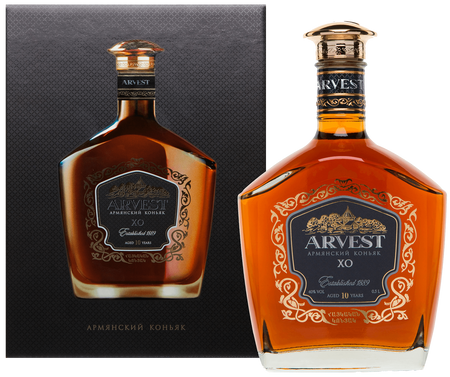 Arvest Armenian Brandy XO 10 years Aregak (gift box)