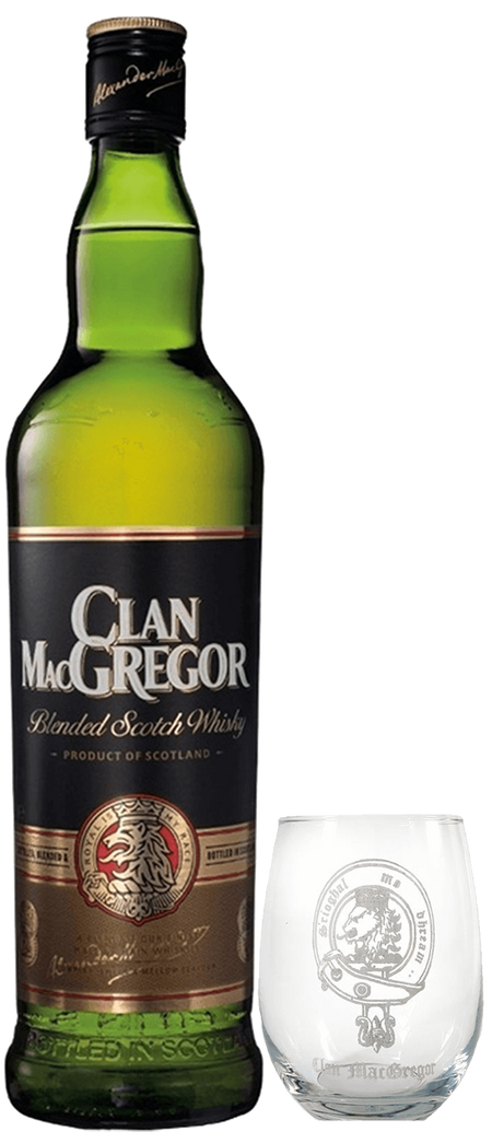 Clan MacGregor Blended Scotch Whisky (gift box with a glass)