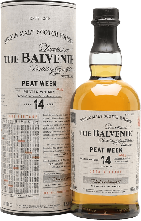 The Balvenie Peat Week 14 y.o. Single Malt Scotch Whisky (gift box)