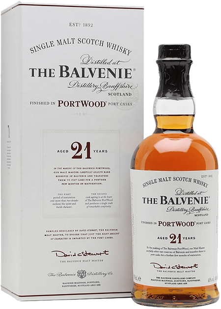 The Balvenie Portwood 21 y.o. Single Malt Scotch Whisky (gift box)