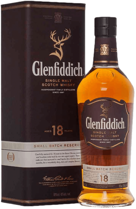 Glenfiddich 18 y.o. Single Malt Scotch Whisky (gift box)