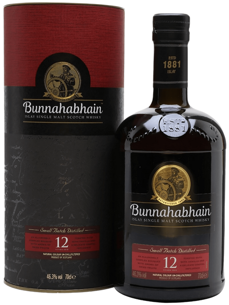 Bunnahabhain Islay Single Malt Scotch Whisky 12 y.o. (gift box)