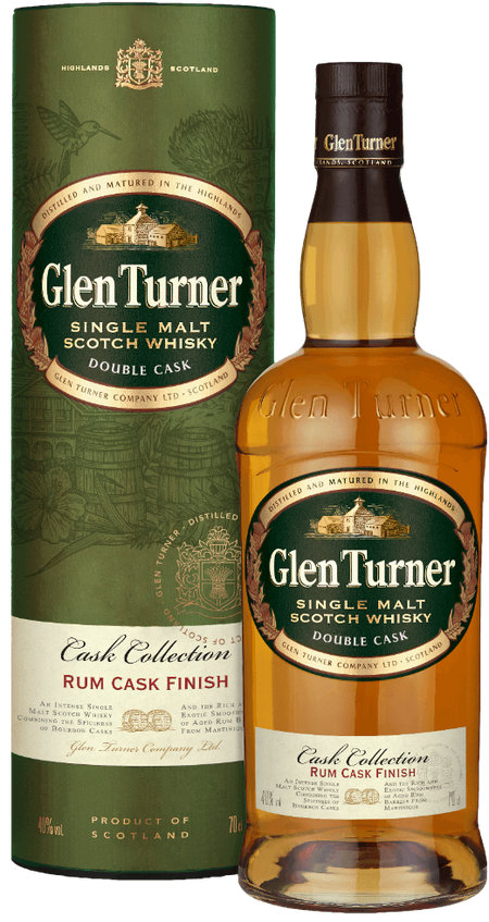 Glen Turner Rum Cask Finish Single Malt Scotch Whisky (gift box)