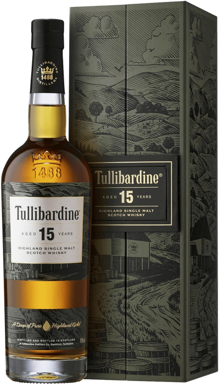 Tullibardine Highland Single Malt Scotch Whisky 15 y.o. (gift box)