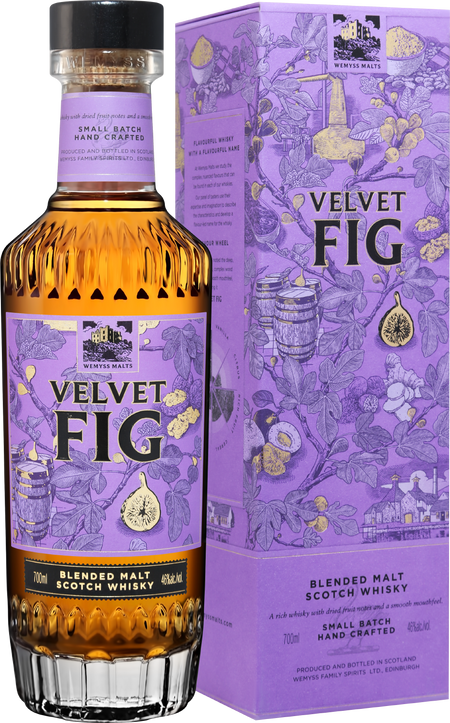 Wemyss Malts Velvet Fig Blended Malt Scotch Whisky (gift box)