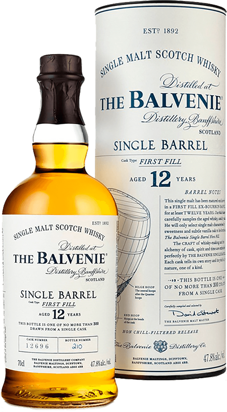 The Balvenie Single Barrel 12 y.o. Single Malt Scotch Whisky (gift box)