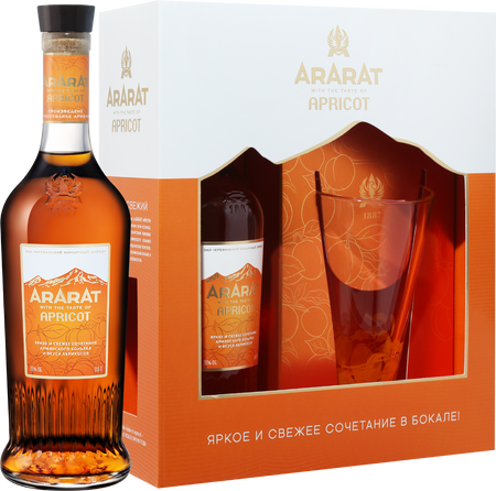 ARARAT Apricot (gift box with a glass)