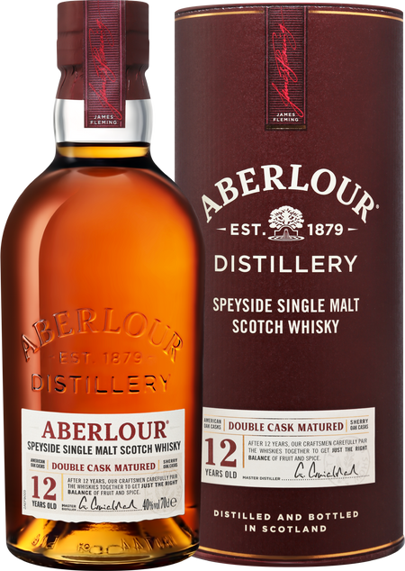 Aberlour Double Cask Matured Speyside Single Malt Scotch Whisky 12 y.o. (gift box)