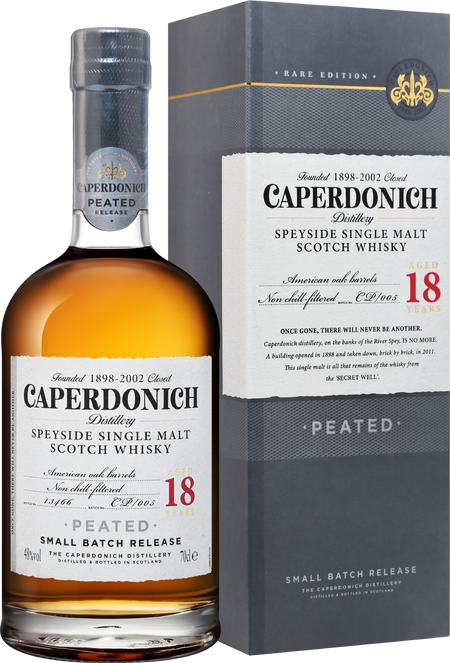 Caperdonich Speyside Peated Single Malt Scotch Whisky 18 y.o. (gift box)