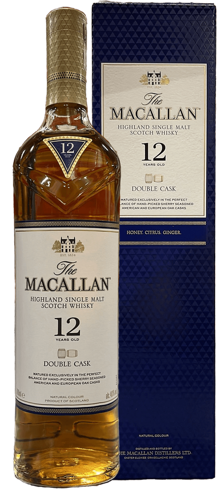 Macallan Double Cask Highland Single Malt Scotch Whisky 12 y.o. (gift box)