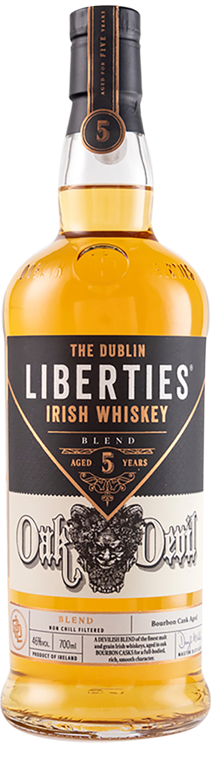 The Dublin Liberties Oak Devil Blended Irish Whiskey