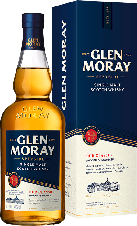 Glen Moray Our Classic Single Malt Scotch Whisky (gift box)
