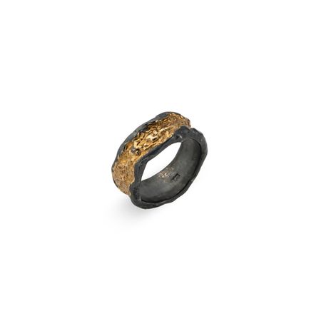 Kintsugi Jewelry Кольцо Wabi Sabi из серебра