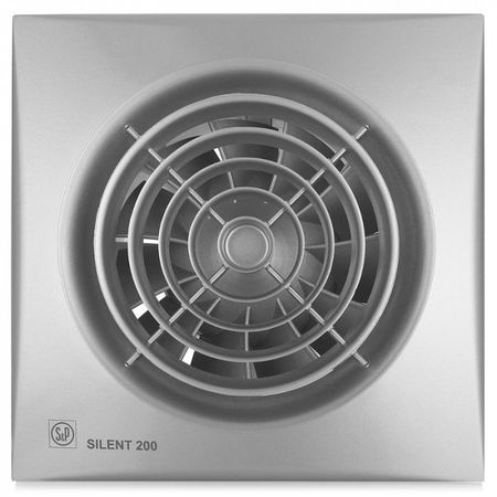 Бесшумная вентиляционная система Soler & Palau SILENT-200 CZ SILVER