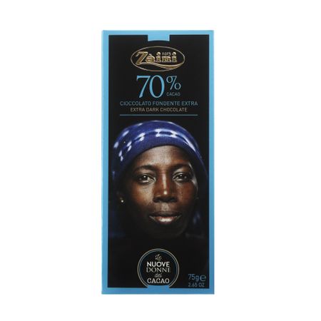 Шоколад темный 70% Zaini Women of cocoa, 75 г