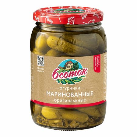 Огурчики 6 соток соленые, 720 г