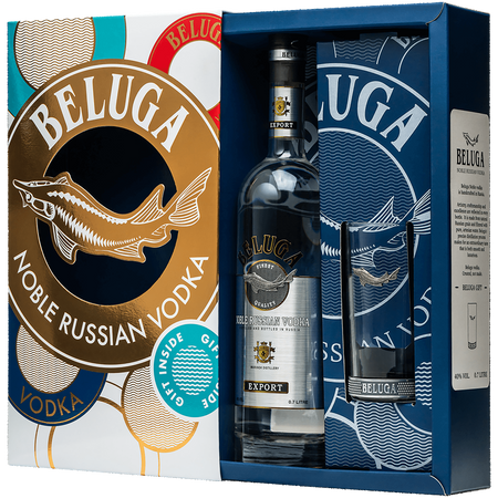 Beluga Noble (gift box with a glass)