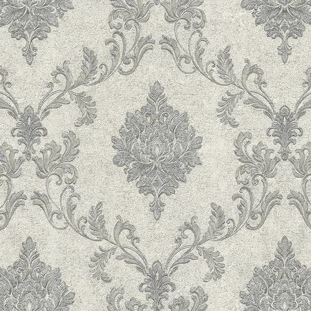 Обои Emiliana Parati Damasco Reale 73429 Винил на флизелине 1061005 БежевыйСерыйСеребряный Дамаск 12350₽