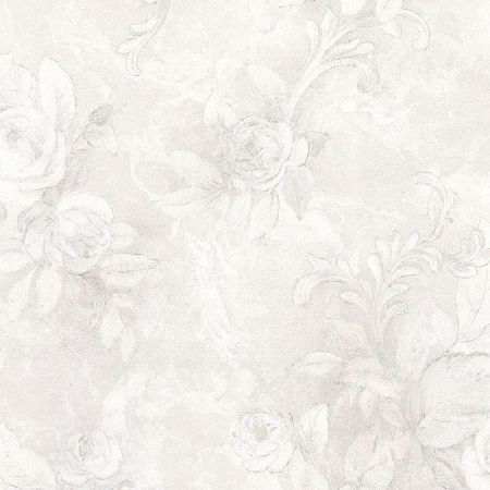 Обои Prima Italiana Ortisei 80503 Винил на флизелине 10610 БелыйСерый Цветы 5200₽