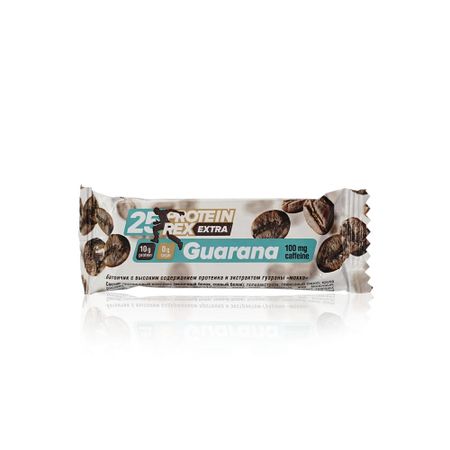 Батончик Protein Rex Extra " Мокко " с экстрактом гуараны 40г