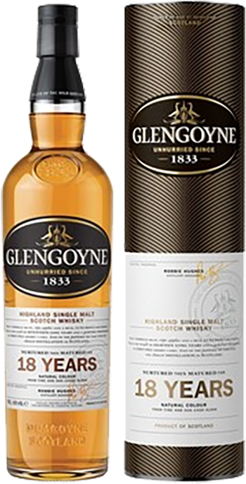 Glengoyne Highland Single Malt Scotch Whisky 18 y.o. (gift box)
