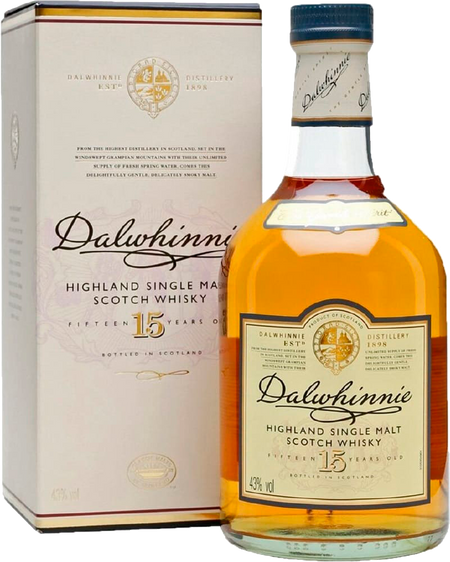 Dalwhinnie Highland Single Malt Scotch Whisky 15 y.o. (gift box)