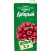 Нектар Добрый Яблоко Вишня Черноплодная рябина 2 л