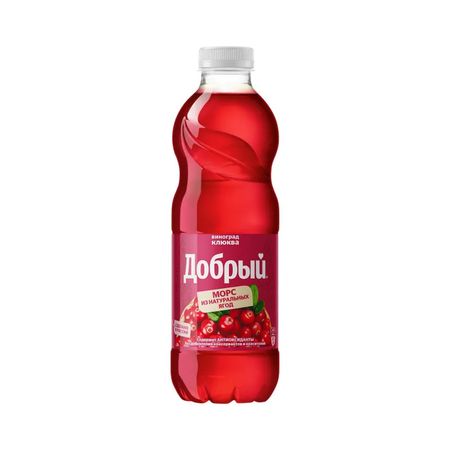 Морс Добрый Виноград-Клюква, 0,97 л