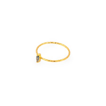 Wisteria Gems Позолоченное тонкое кольцо с тонким топазом 2700₽