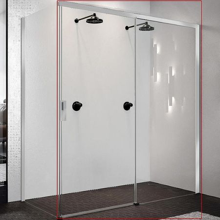 Душевая дверь Novellini Opera 120 R OPEPH119D-1K профиль Хром стекло прозрачное 156000₽