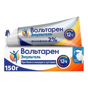 Лекарственное средство Вольтарен Эмульгель Гель для наружного применения 2 % 150 г