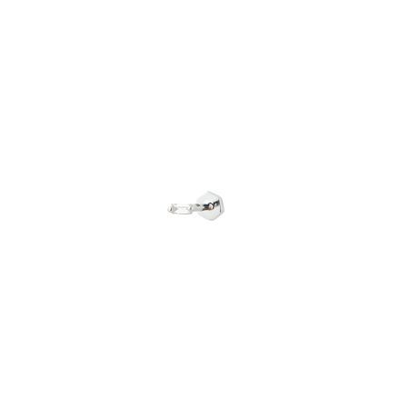 Kismet By Milka Пирсинг с одним бриллиантом из белого золота, 8мм