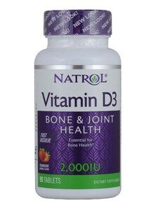 Natrol витамин D3 2000 ME Растворимые Таблетки 90 шт