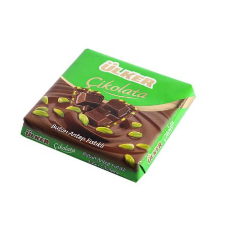 Шоколад молочный Ulker с фисташками 65 г