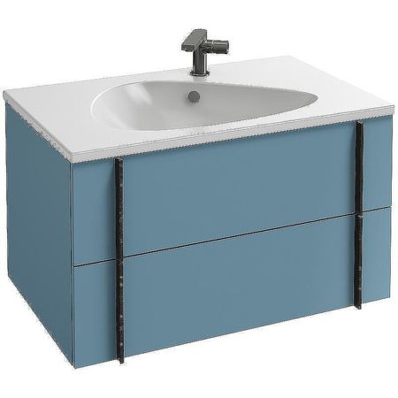 Тумба под раковину Jacob Delafon Nouvelle Vague 80 EB3030-G91 подвесная цвет Аквамарин 203908₽