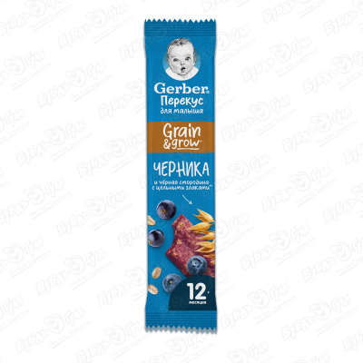Батончик Gerber Дореми черника-черная смородина 25г