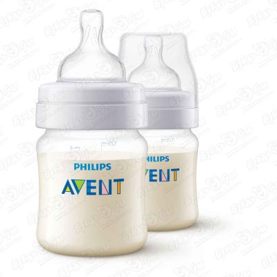 Бутылка для кормления AVENT 125мл 2шт
