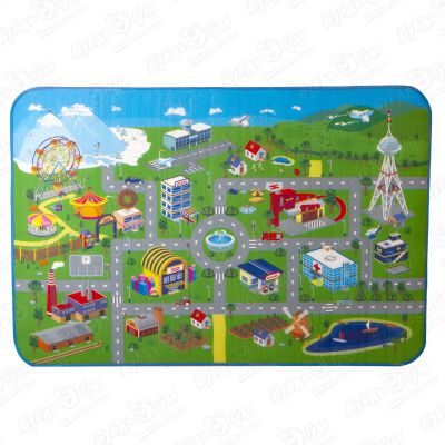 Коврик BUBURU Baby Город рулонный 120х180см купить недорого