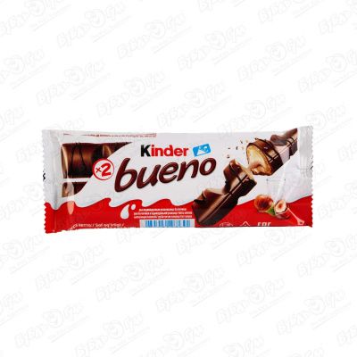 Батончик Kinder bueno с молочным шоколадом