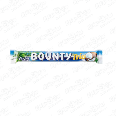 Батончик BOUNTY Trio 3х27,5г