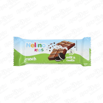 Батончик Nelino kids ranch молоко и печенье 32,5г