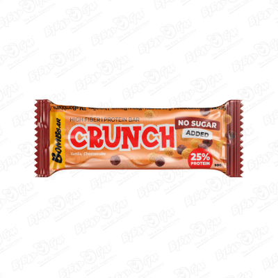 Батончик Bombbar CRUNH без сахара чизкейк с ванильным вкусом 50г