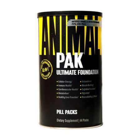 Витаминно-минеральный комплекс спортивный PАК Animal таблетки 8шт 44 порции