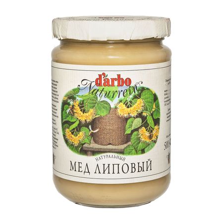 Мед липовый D`Arbo Naturrein 500 г