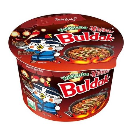 Лапша Samyang Hot Chicken Big Bowl Yakisoba со вкусом курицы в соусе, 105 г