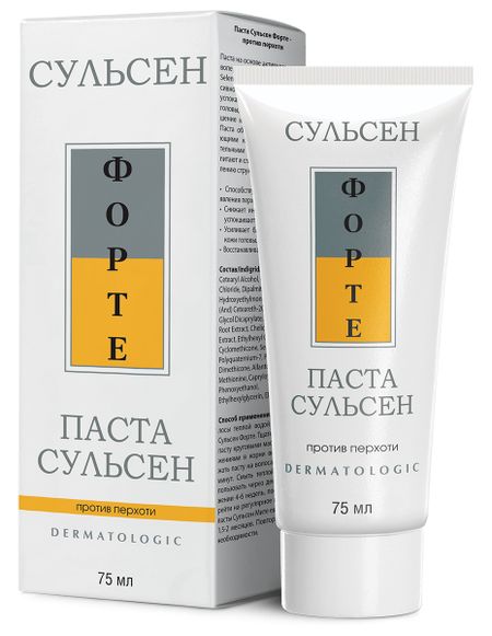 Ригла паста Сульсен Форте против перхоти 75мл 145₽