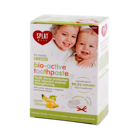 Сплат паста зубная Беби от 0 до 3 лет яблоко бананщетка 40мл 258₽